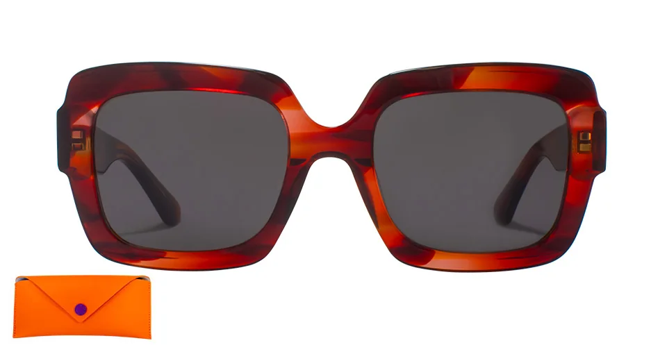 MARCO MOTTA SOL MOD CORAL ROJO LENTE AR GRIS 54X21 (2026)